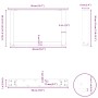 Patas de mesa centro forma U 2uds acero natural 50x(30-31) cm de , Patas para mesas - Ref: Foro24-4013139, Precio: 53,09 €, D...