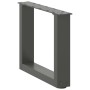 Patas de mesa centro forma U 2uds acero antracita 30x(30-31) cm de , Patas para mesas - Ref: Foro24-4013130, Precio: 43,21 €,...