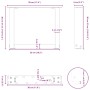 Patas de mesa centro forma U 2uds acero antracita 30x(30-31) cm de , Patas para mesas - Ref: Foro24-4013130, Precio: 43,21 €,...