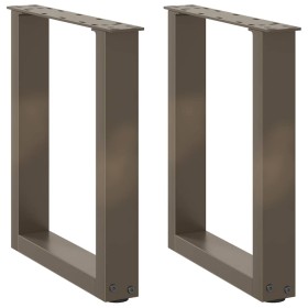 Patas para mesa de centro en forma de U 2 uds antracita acero de , Patas para mesas - Ref: Foro24-4013151, Precio: 51,30 €, D...