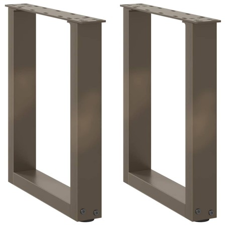Patas para mesa de centro en forma de U 2 uds antracita acero de , Patas para mesas - Ref: Foro24-4013151, Precio: 51,30 €, D...