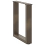 Patas para mesa de centro en forma de U 2 uds antracita acero de , Patas para mesas - Ref: Foro24-4013151, Precio: 51,30 €, D...