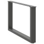 Patas para mesa de centro en forma de U 2 uds antracita acero de , Patas para mesas - Ref: Foro24-4013166, Precio: 72,22 €, D...