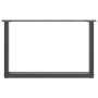 Patas para mesa de centro en forma de U 2 uds antracita acero de , Patas para mesas - Ref: Foro24-4013166, Precio: 72,22 €, D...