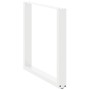 Patas para mesa de comedor en forma de U 2 uds acero blanco de , Patas para mesas - Ref: Foro24-4013193, Precio: 97,04 €, Des...