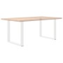 Patas para mesa de comedor en forma de U 2 uds acero blanco de , Patas para mesas - Ref: Foro24-4013193, Precio: 97,04 €, Des...