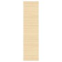 Alfombra de bambú color natural 80x300 cm en Alfombras | Comprar online en Foru.es