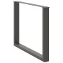 Patas para mesa comedor forma U 2uds antracita 100x(72-73) cm de , Patas para mesas - Ref: Foro24-4013198, Precio: 113,93 €, ...