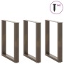 Patas mesa centro forma U 3uds acero natural 70x(72-73)cm acero de , Patas para mesas - Ref: Foro24-4013203, Precio: 117,61 €...