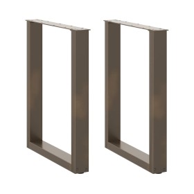 Patas mesa centro forma U 2uds acero natural 70x(72-73)cm acero de , Patas para mesas - Ref: Foro24-4013187, Precio: 84,13 €,...