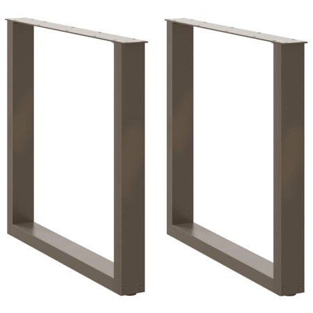 Patas mesa centro forma U 2uds acero natural 80x(72-73)cm acero de , Patas para mesas - Ref: Foro24-4013191, Precio: 88,34 €,...