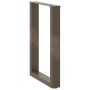 Patas para mesa comedor forma U 2uds acero natural 50x(72-73)cm de , Patas para mesas - Ref: Foro24-4013179, Precio: 83,13 €,...