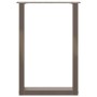 Patas para mesa comedor forma U 2uds acero natural 50x(72-73)cm de , Patas para mesas - Ref: Foro24-4013179, Precio: 83,13 €,...