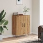Aparador de madera de ingeniería roble artisan 69,5x34x90 cm de , Aparadores - Ref: Foro24-857178, Precio: 82,11 €, Descuento: %