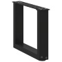 Patas de mesa de centro forma U 2uds acero negro 40x(30-31) cm de , Patas para mesas - Ref: Foro24-4013132, Precio: 63,75 €, ...