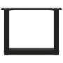 Patas de mesa de centro forma U 2uds acero negro 40x(30-31) cm de , Patas para mesas - Ref: Foro24-4013132, Precio: 63,75 €, ...