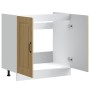 Mueble bajo para fregadero Kalmar roble sonoma 80x46x81,5 cm de , Armarios de cocina - Ref: Foro24-853450, Precio: 72,61 €, D...