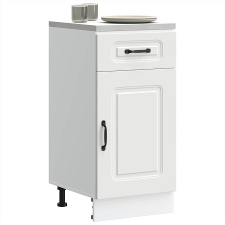 Mueble bajo de cocina Kalmar madera de ingeniería blanca de , Armarios de cocina - Ref: Foro24-853467, Precio: 86,27 €, Descu...
