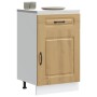 Mueble bajo de cocina Kalmar roble artesanal madera ingeniería de , Armarios de cocina - Ref: Foro24-853486, Precio: 106,59 €...