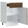 Mueble bajo de cocina Kalmar madera de ingeniería roble marrón de , Armarios de cocina - Ref: Foro24-853484, Precio: 92,48 €,...