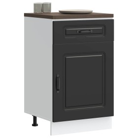 Mueble bajo de cocina Kalmar madera de ingeniería negra de , Armarios de cocina - Ref: Foro24-853478, Precio: 91,75 €, Descue...