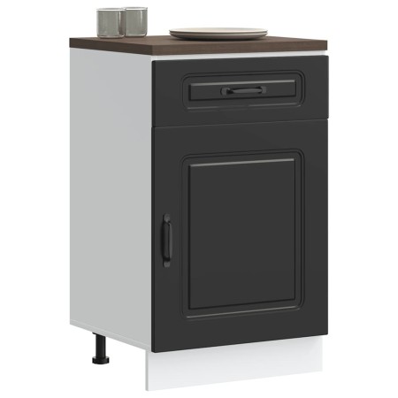 Mueble bajo de cocina Kalmar madera de ingeniería negra de , Armarios de cocina - Ref: Foro24-853478, Precio: 91,75 €, Descue...