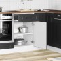 Mueble bajo de cocina Kalmar madera de ingeniería negra de , Armarios de cocina - Ref: Foro24-853478, Precio: 91,75 €, Descue...