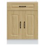 Mueble bajo de cocina Kalmar madera ingeniería de roble sonoma de , Armarios de cocina - Ref: Foro24-853490, Precio: 84,86 €,...