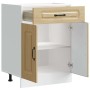Mueble bajo de cocina Kalmar madera ingeniería de roble sonoma de , Armarios de cocina - Ref: Foro24-853490, Precio: 84,86 €,...
