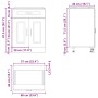 Mueble bajo de cocina Kalmar madera ingeniería de roble sonoma de , Armarios de cocina - Ref: Foro24-853490, Precio: 84,86 €,...