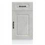Mueble bajo de cocina Kalmar madera de ingeniería gris hormigón de , Armarios de cocina - Ref: Foro24-853471, Precio: 86,68 €...