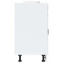 Mueble bajo cocina Kalmar madera ingeniería blanca alto brillo de , Armarios de cocina - Ref: Foro24-853499, Precio: 110,30 €...