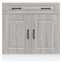 Mueble bajo de cocina Kalmar gris sonoma madera de ingeniería de , Armarios de cocina - Ref: Foro24-853503, Precio: 106,59 €,...
