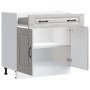 Mueble bajo de cocina Kalmar gris sonoma madera de ingeniería de , Armarios de cocina - Ref: Foro24-853503, Precio: 106,59 €,...