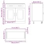 Mueble bajo de cocina Kalmar gris sonoma madera de ingeniería de , Armarios de cocina - Ref: Foro24-853503, Precio: 106,59 €,...