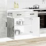 Mueble bajo de cocina Kalmar madera de ingeniería gris hormigón de , Armarios de cocina - Ref: Foro24-853501, Precio: 96,63 €...