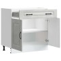 Mueble bajo de cocina Kalmar madera de ingeniería gris hormigón de , Armarios de cocina - Ref: Foro24-853501, Precio: 96,63 €...