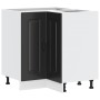 Mueble bajo esquinero de cocina Kalmar madera ingeniería negra de , Armarios de cocina - Ref: Foro24-853508, Precio: 108,48 €...