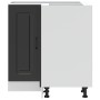 Mueble bajo esquinero de cocina Kalmar madera ingeniería negra de , Armarios de cocina - Ref: Foro24-853508, Precio: 108,48 €...