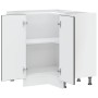 Mueble bajo esquinero de cocina Kalmar madera ingeniería negra de , Armarios de cocina - Ref: Foro24-853508, Precio: 108,48 €...