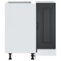 Mueble bajo esquinero de cocina Kalmar madera ingeniería negra de , Armarios de cocina - Ref: Foro24-853508, Precio: 108,48 €...