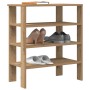 Zapatero artesanal de madera contrachapada 61x32x70 cm de , Zapateros y organizadores de calzado - Ref: Foro24-859850, Precio...
