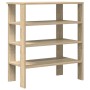 Mueble zapatero madera contrachapada roble sonoma 61x32x70 cm de , Zapateros y organizadores de calzado - Ref: Foro24-859844,...