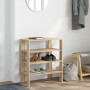 Mueble zapatero madera contrachapada roble sonoma 61x32x70 cm de , Zapateros y organizadores de calzado - Ref: Foro24-859844,...