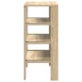 Mueble zapatero madera contrachapada roble sonoma 61x32x70 cm de , Zapateros y organizadores de calzado - Ref: Foro24-859844,...