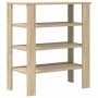 Mueble zapatero madera contrachapada roble sonoma 61x32x70 cm de , Zapateros y organizadores de calzado - Ref: Foro24-859844,...