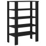Mueble zapatero madera contrachapada negro 61x32x87,5 cm de , Zapateros y organizadores de calzado - Ref: Foro24-859852, Prec...