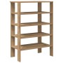 Zapatero artesanal de madera contrachapada 61x32x87,5 cm de , Zapateros y organizadores de calzado - Ref: Foro24-859859, Prec...