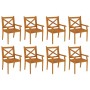 Juego de comedor de jardín 9 piezas madera maciza de acacia de vidaXL, Conjuntos de jardín - Ref: Foro24-3058006, Precio: 896...
