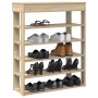 Mueble zapatero madera de ingeniería roble sonoma 80x30x98 cm de , Zapateros y organizadores de calzado - Ref: Foro24-859934,...